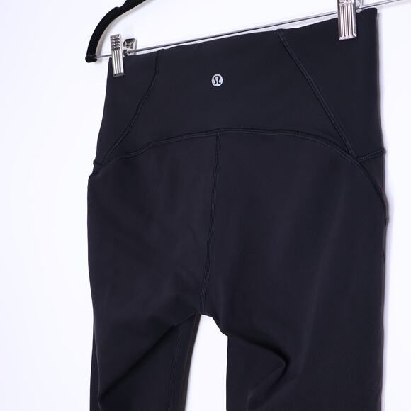 LULULEMON Train Times 7/8 Pant 25" Black Lightweight Yoga Active Women's 6 - Picture 5 of 7